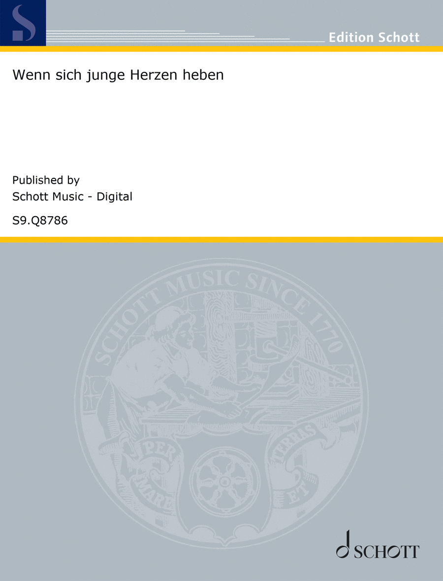 Wenn sich junge Herzen heben Mixed Choir scores gallery preview page 1