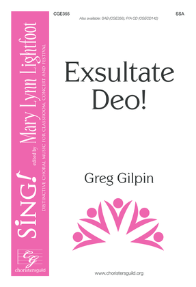 Book cover for Exsultate Deo!