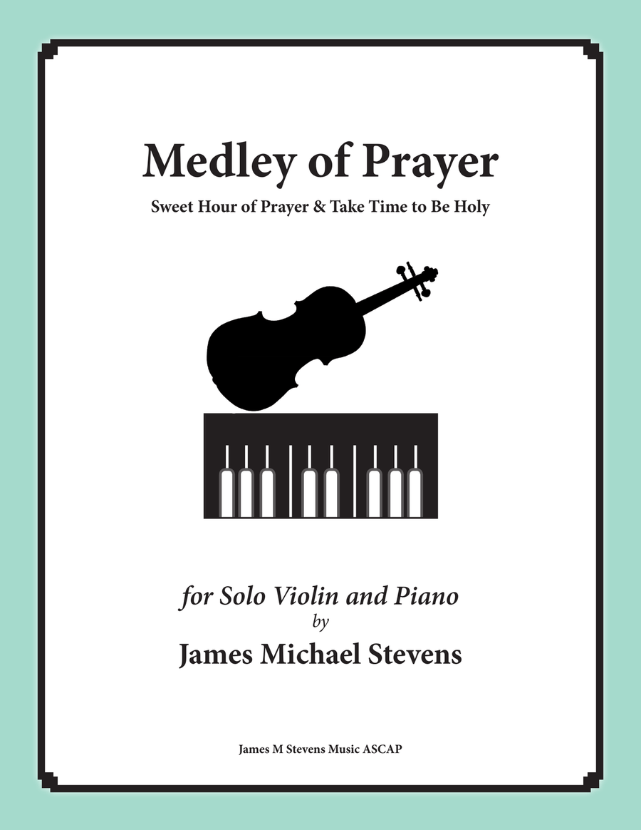 Medley of Prayer (Sweet Hour of Prayer/Take Time to be Holy) - VIOLIN Violin Solo scores gallery preview page 1