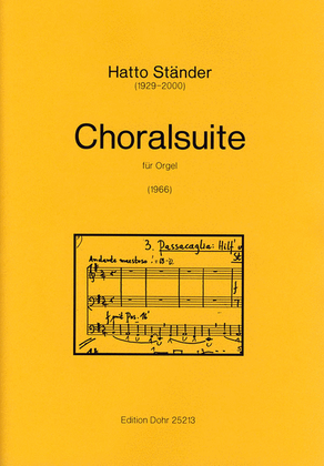 Book cover for Choralsuite für Orgel (1966)