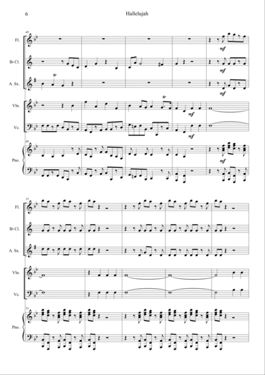 Messiah, HWV 56: Hallelujah Orchestra scores gallery preview page 6