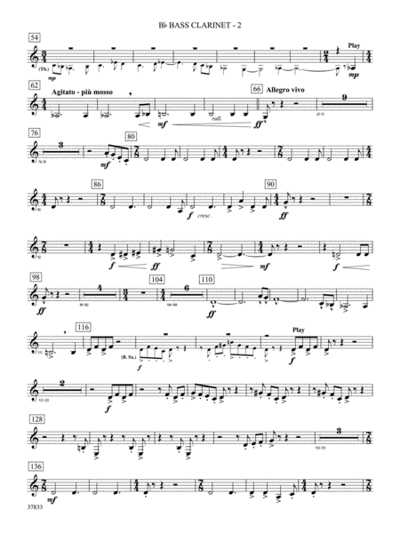 Symphonic Essay: B-flat Bass Clarinet
