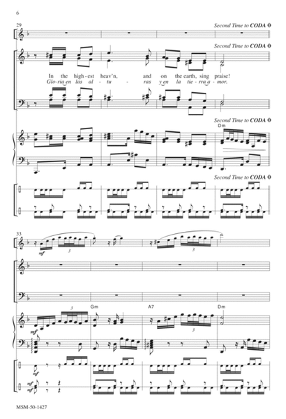 From a Far-Off Land De Tierra Lejana Venimos (Downloadable Choral Score)