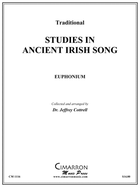 Studies in Ancient Irish Song by Jeff Cottrell Euphonium - Sheet Music
