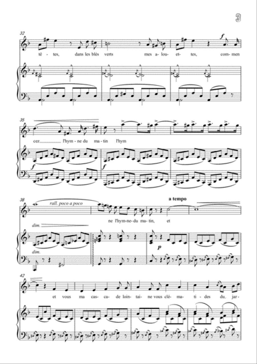 Meyerbeer-Fantaisie in F Major,for Voice and Piano Voice Solo scores gallery preview page 5