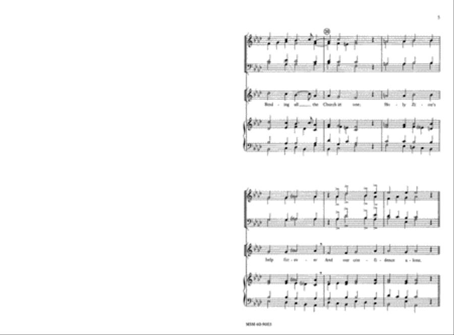 Christ Is Made the Sure Foundation 4-Part scores gallery preview page 4