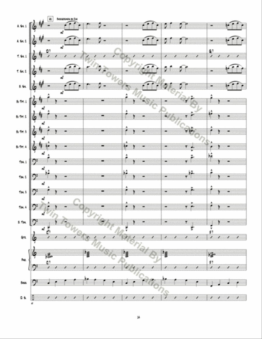 Super 20 Stomp Super 20 Stomp Jazz Ensemble scores gallery preview page 15