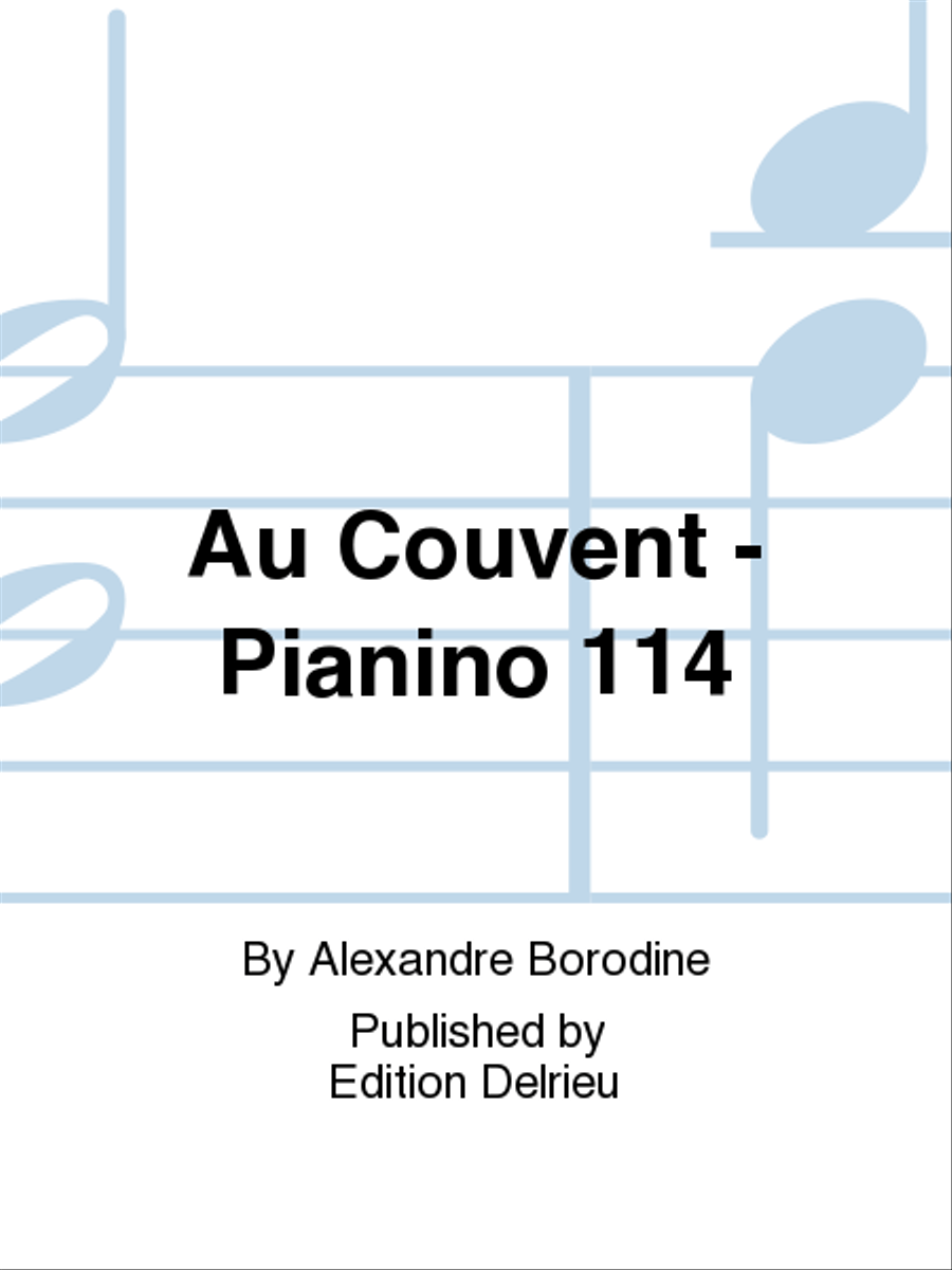 Au Couvent - Pianino 114 Piano Solo scores gallery preview page 1