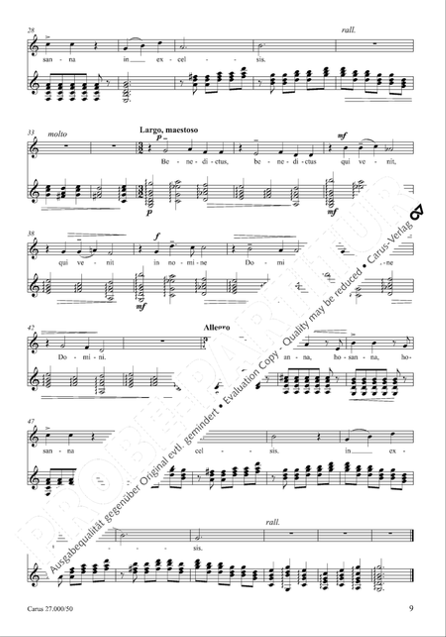 Messa di Gioia Choir scores gallery preview page 10