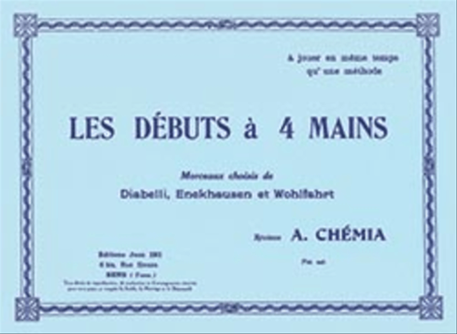 Les debuts a 4 mains Piano Duet scores gallery preview page 1