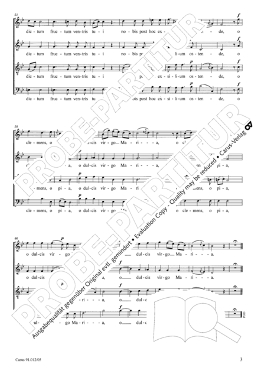 Salve Regina 4-Part scores gallery preview page 4