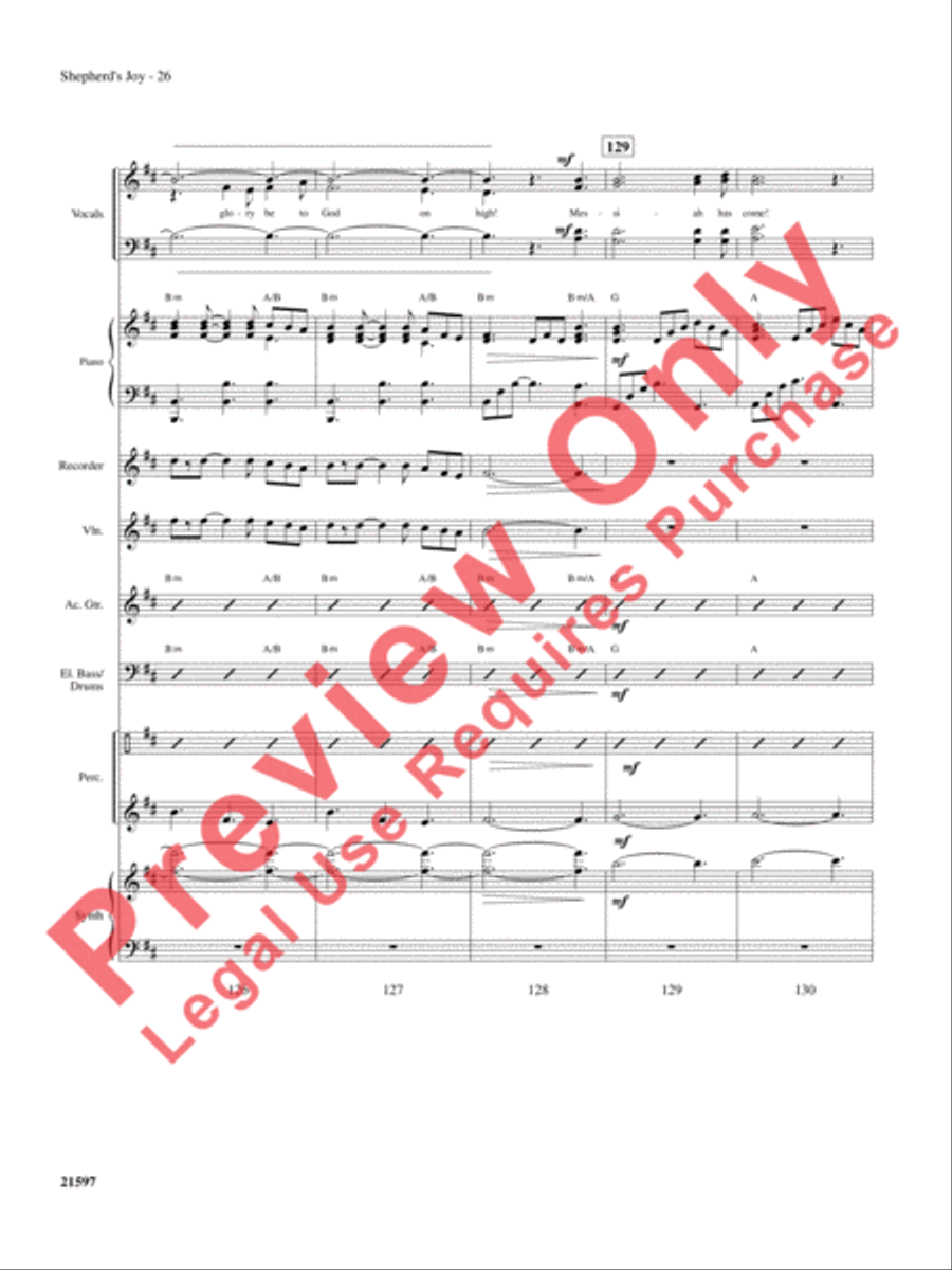 Shepherd's Joy Choir scores gallery preview page 27