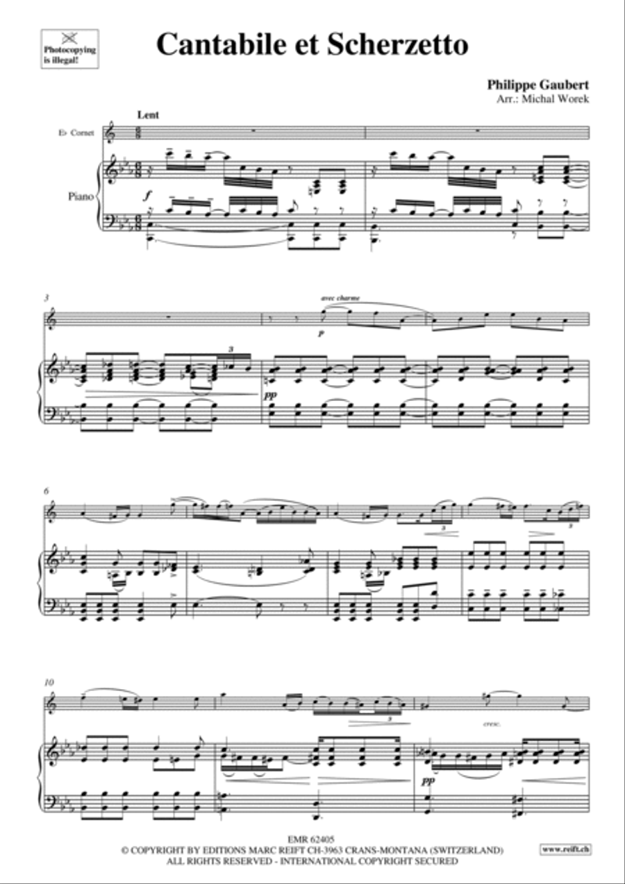 Cantabile et Scherzetto Cantabile et Scherzetto Cornet scores gallery preview page 4