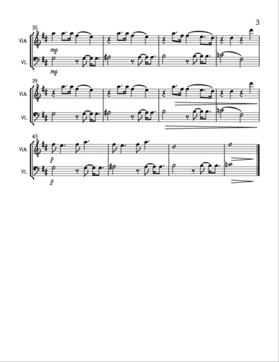 Thank U, Next String Duet scores gallery preview page 3