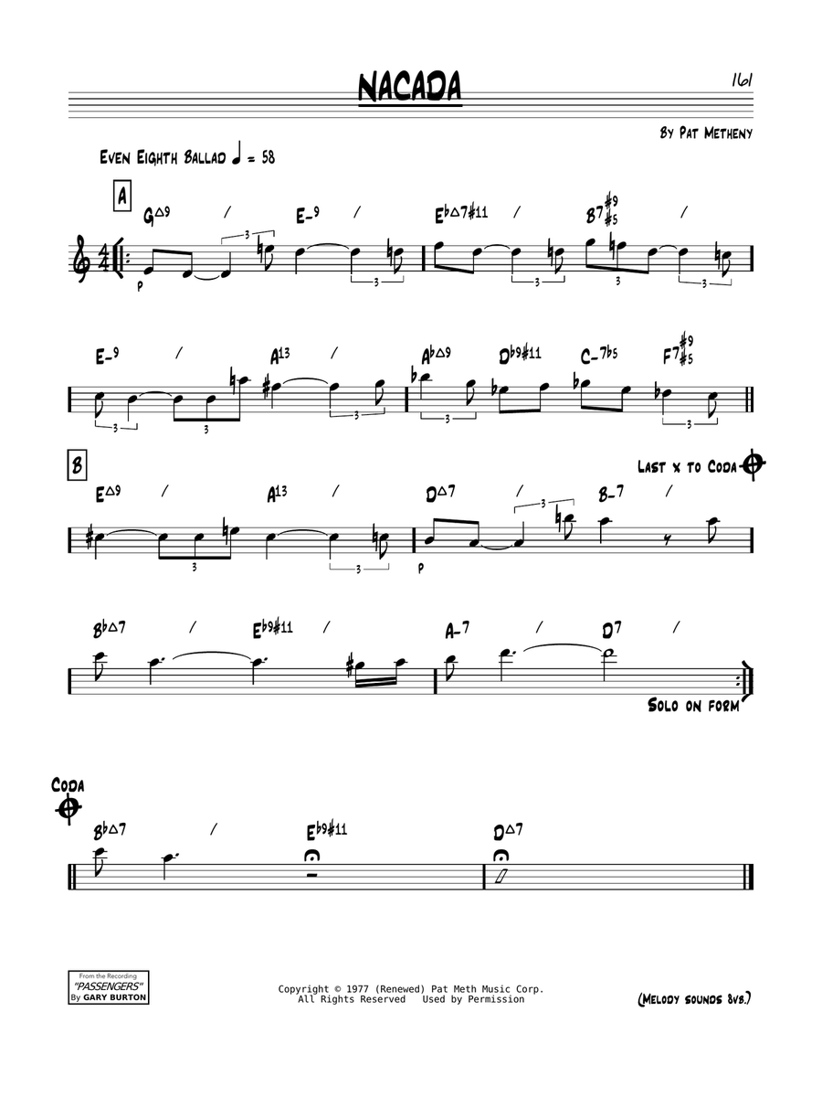 Nacada Piano scores gallery preview page 1