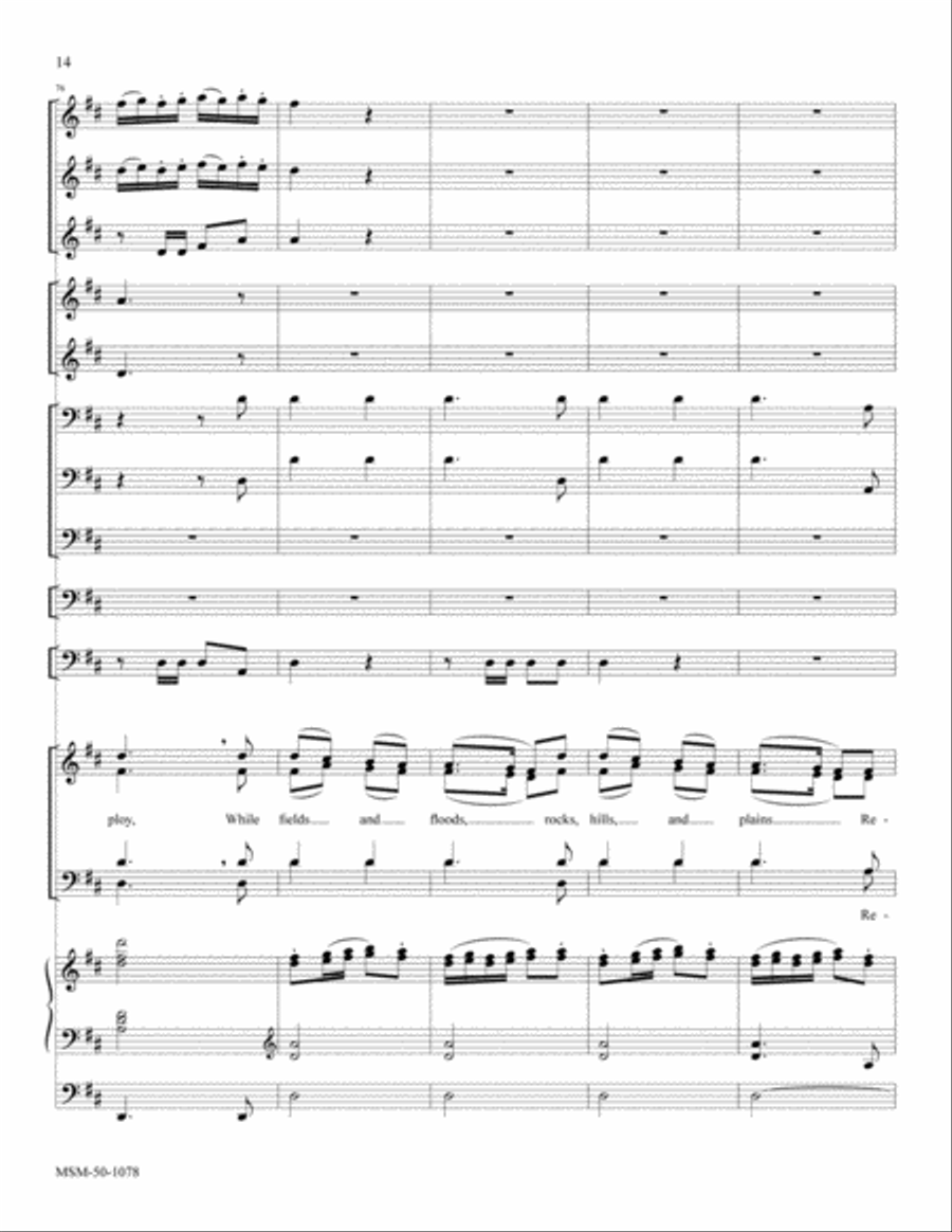 Joy to the World (Full Score) Choir scores gallery preview page 8