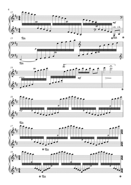 Reveries amid sunny ripples No. 2 op. 23 Piano Solo - Digital Sheet Music