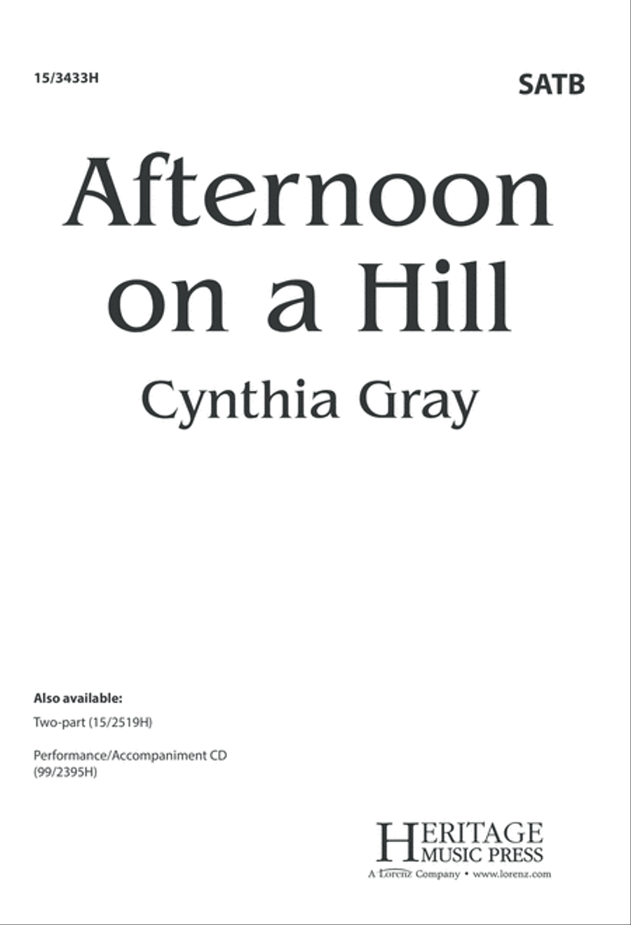 Afternoon on a Hill Afternoon on a Hill 4-Part scores gallery preview page 1