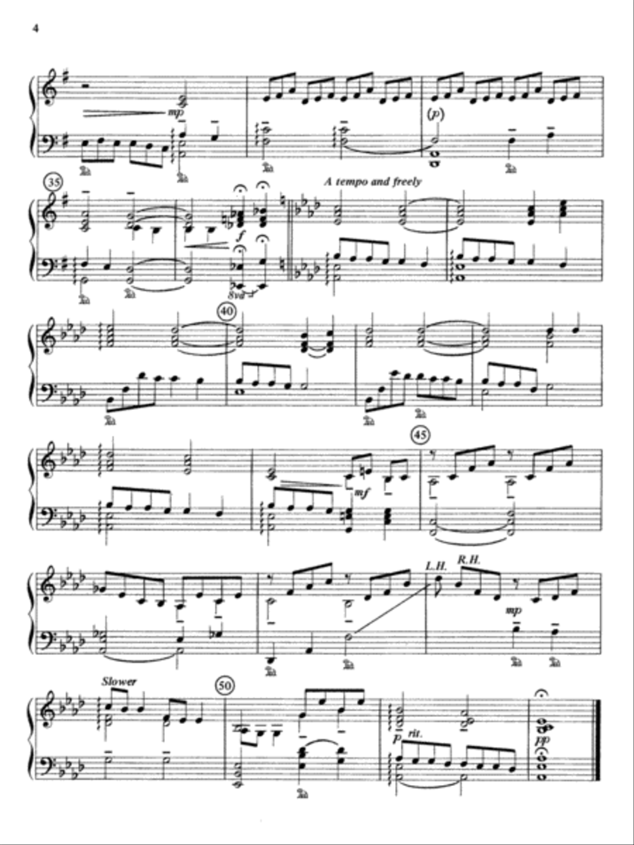 Come and Praise Him Piano Solo scores gallery preview page 4