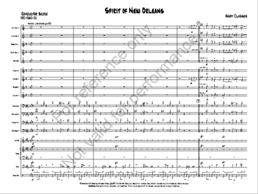 Spirit of New Orleans Jazz Ensemble scores gallery preview page 2