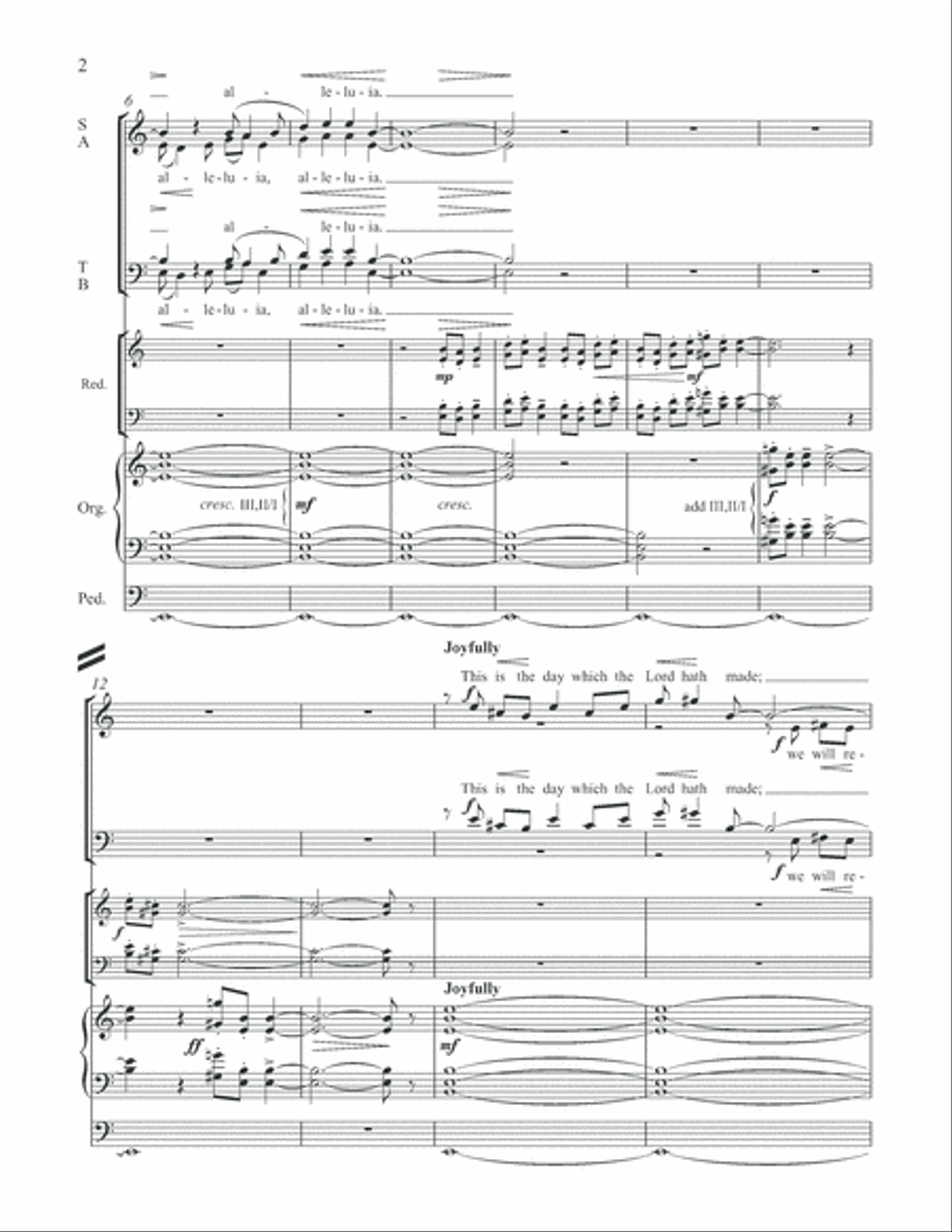 An Easter Introit An Easter Introit 4-Part scores gallery preview page 3