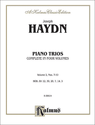 Book cover for Trios for Violin, Cello and Piano, Volume 2