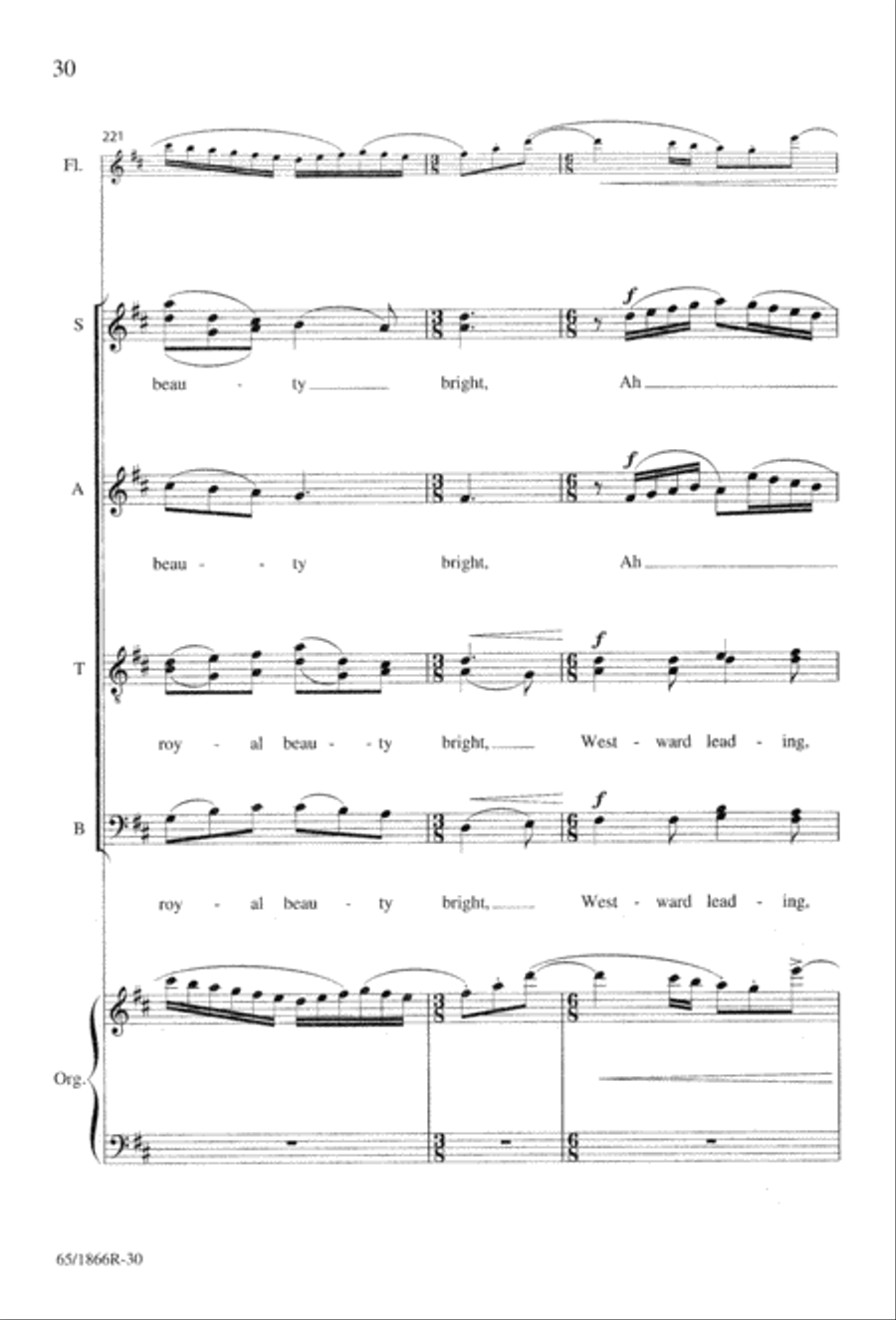 How Sweet the Sound 4-Part scores gallery preview page 32