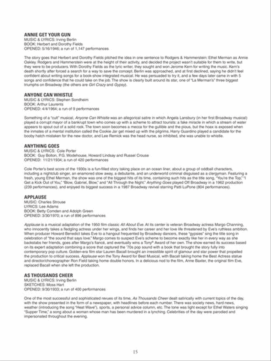 The New Broadway Fake Book Voice scores gallery preview page 12