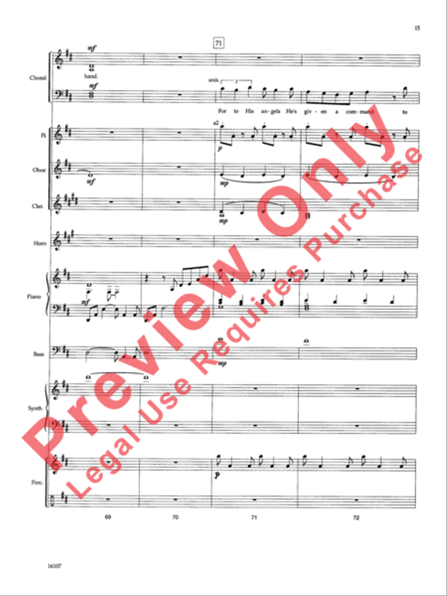 On Eagle's Wings On Eagle's Wings Choir scores gallery preview page 40