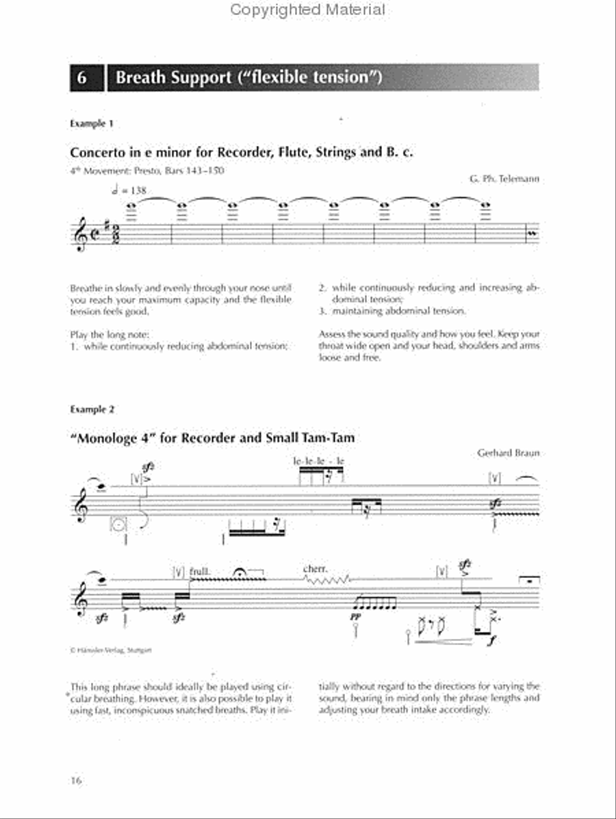 Advanced Recorder Technique Alto Recorder scores gallery preview page 4