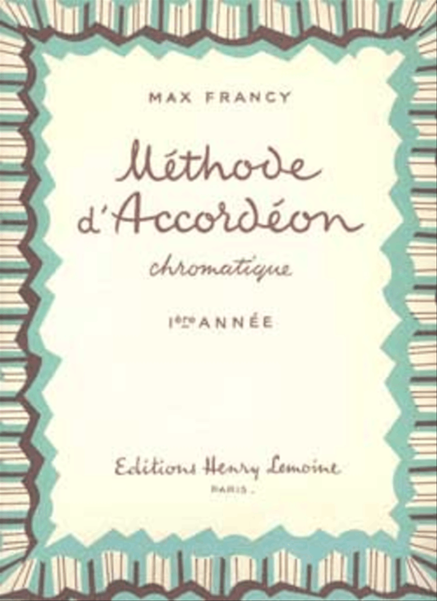 Methode D'Accordeon Chromatique Accordion scores gallery preview page 1