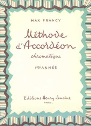 Book cover for Methode D'Accordeon Chromatique