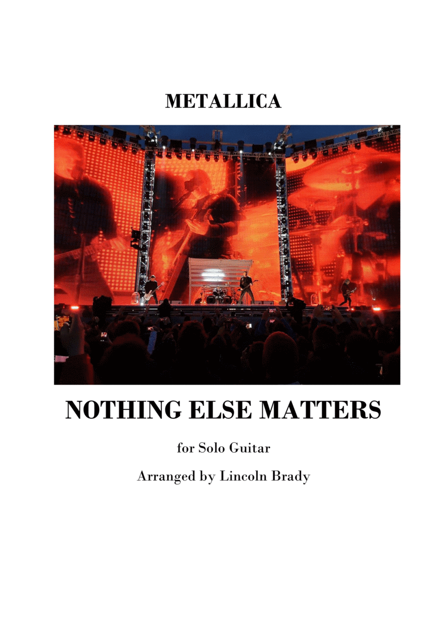 Nothing Else Matters Acoustic Guitar scores gallery preview page 1