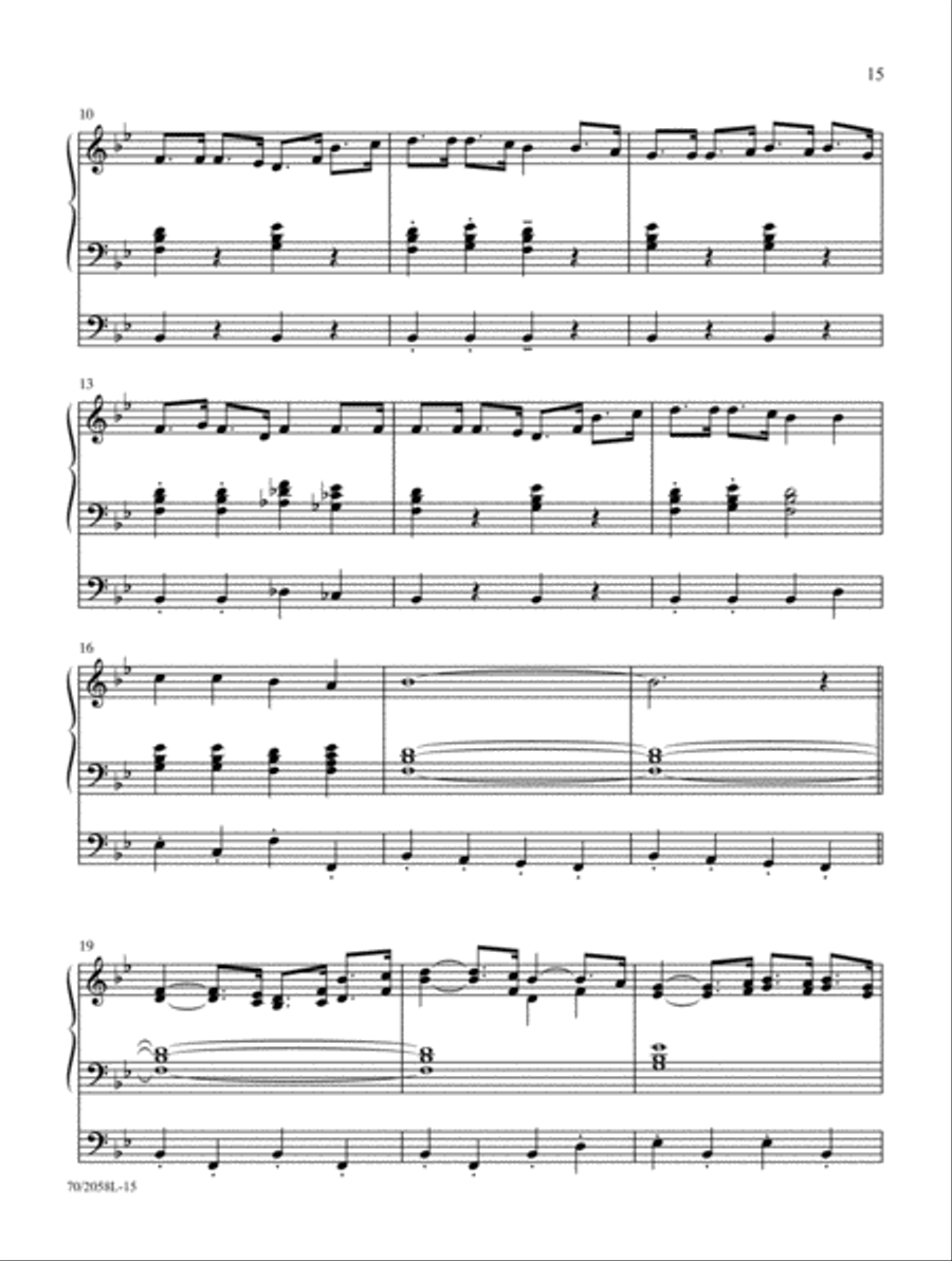 In the Depths of His Love Organ Solo scores gallery preview page 9