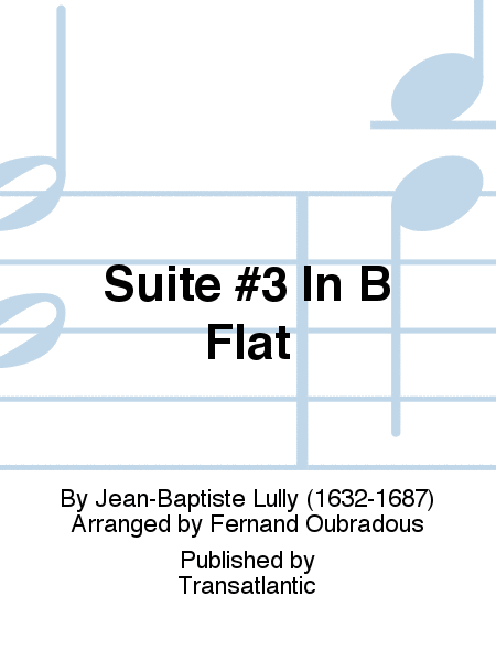 Suite No. 3 In B-flat
