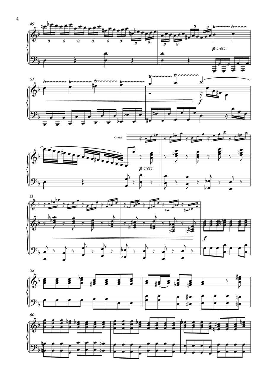 'Autumn' (Complete) from The Four Seasons by Vivaldi for Piano Solo Piano Solo scores gallery preview page 5