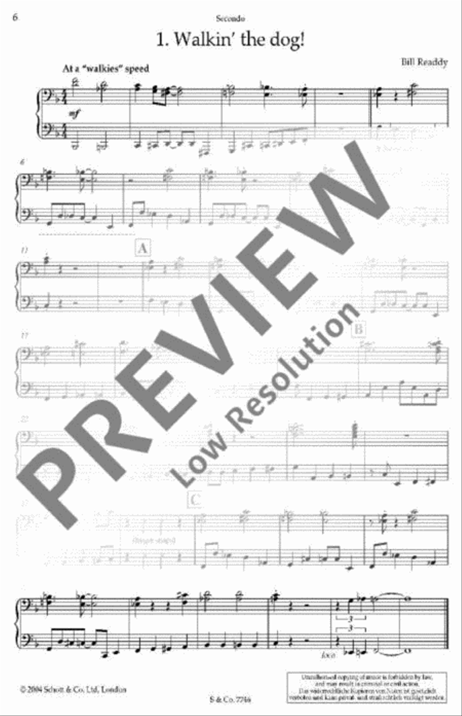 Easy Jazzy Piano Duets Piano Duet scores gallery preview page 2