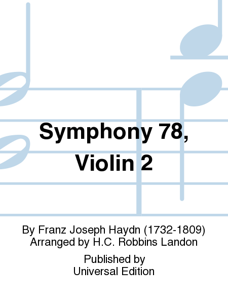 Symphony 78, Violin 2