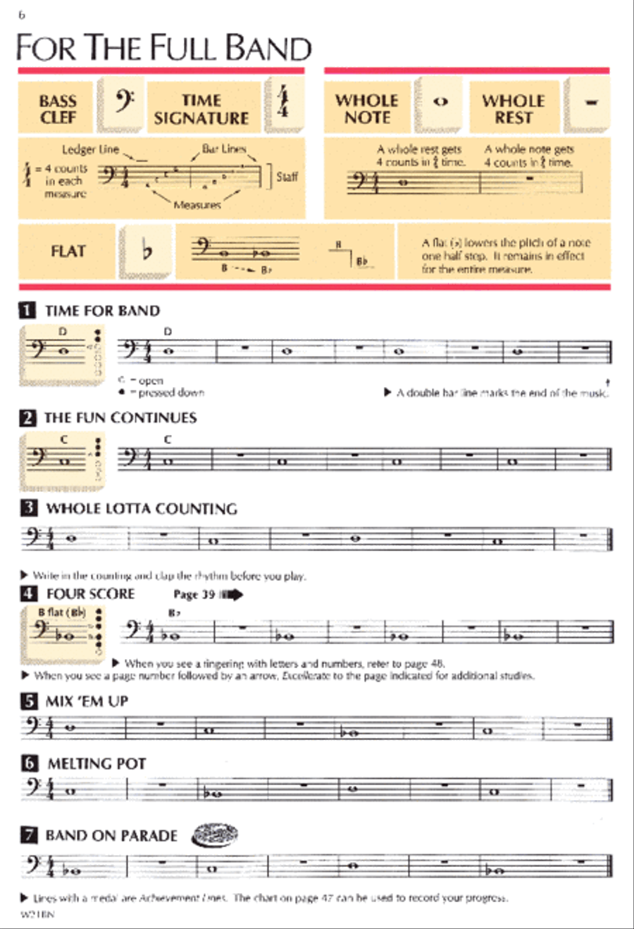 Standard of Excellence Book 1, Bassoon Concert Band Methods scores gallery preview page 2