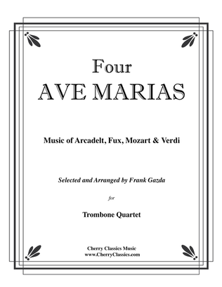 Four Ave Marias for Trombone Quartet