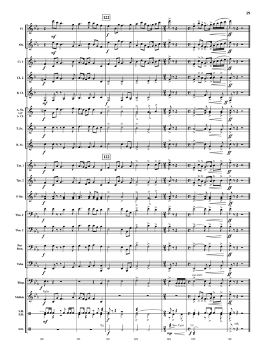 Cedar Creek Sketches Cedar Creek Sketches Concert Band scores gallery preview page 18