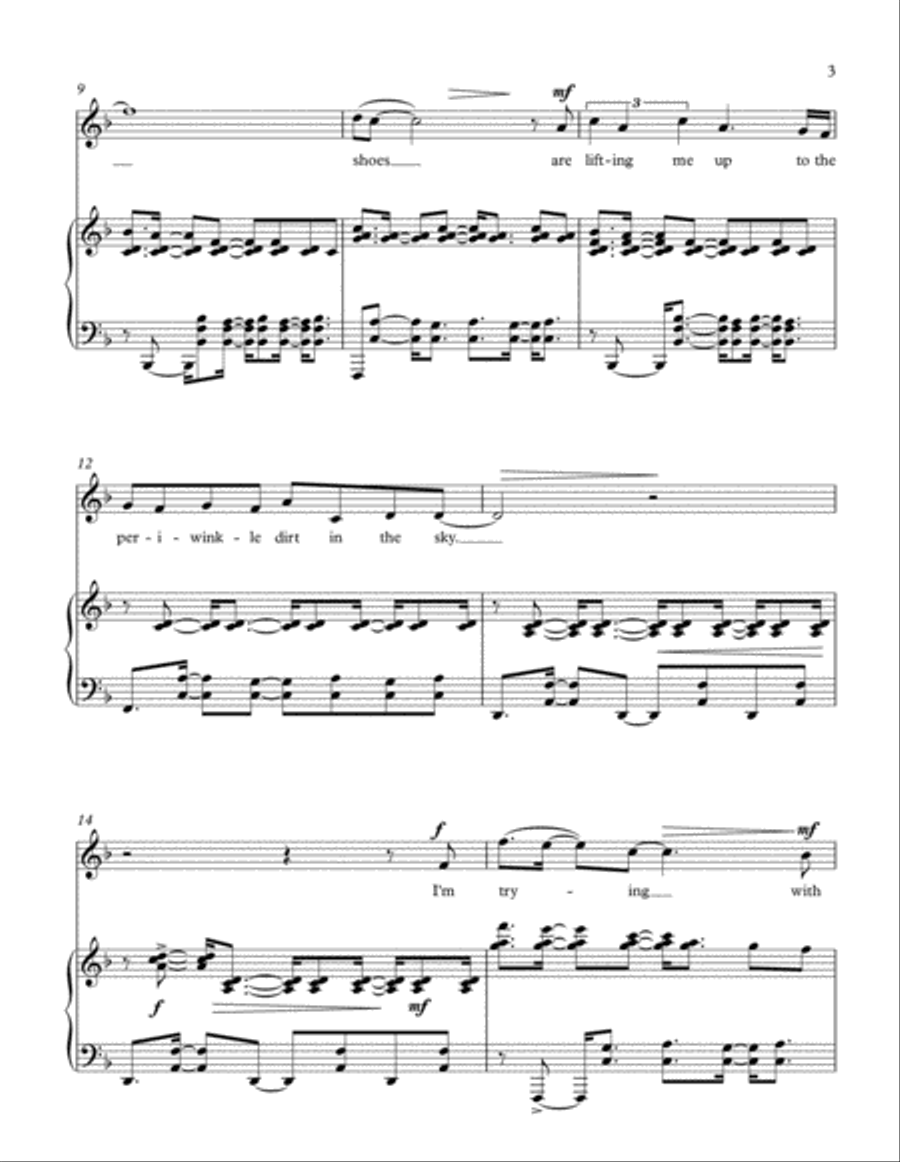 Periwinkle High Voice scores gallery preview page 3