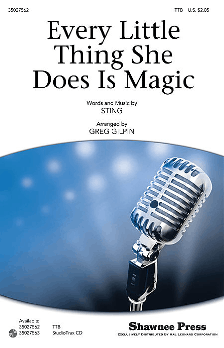 Every Little Thing She Does Is Magic Show Choir scores gallery preview page 1