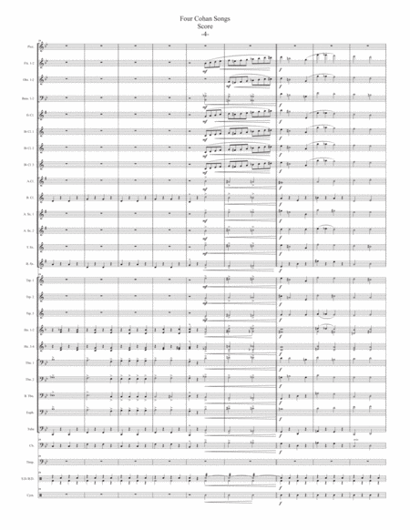 Four Cohan Songs for Concert Band image number null