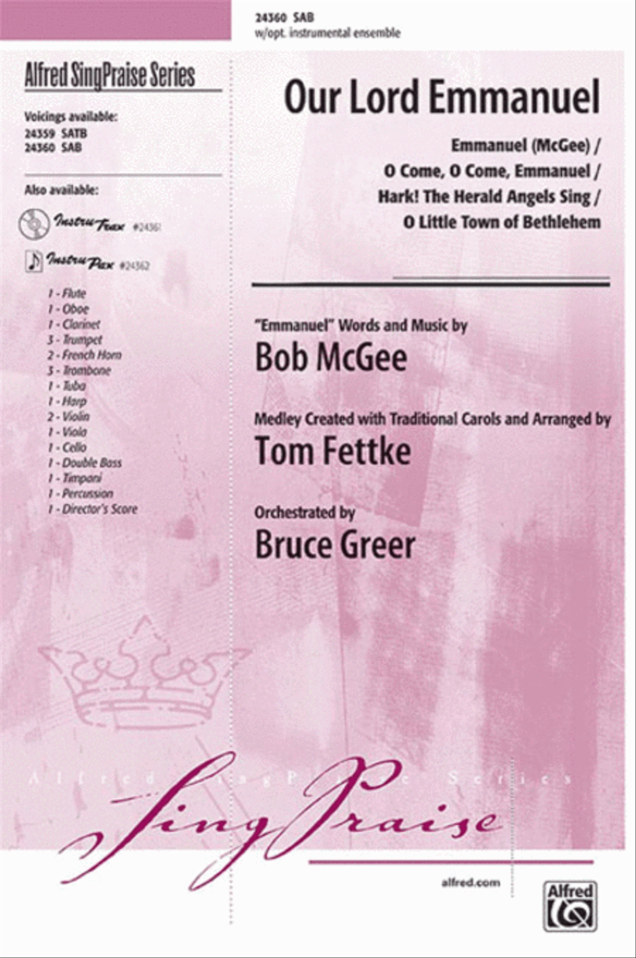Our Lord Emmanuel 3-Part scores gallery preview page 1