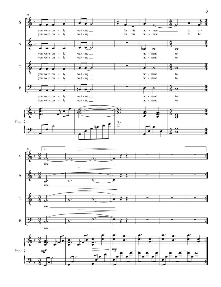 Blackbird 4-Part scores gallery preview page 3