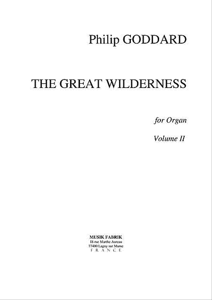 The Great Wilderness Vol. 2 5-6 Organ scores gallery preview page 1