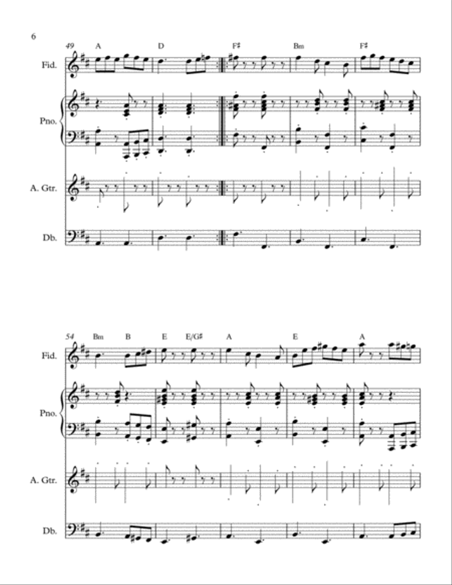Fiddle Set No 6 Piano, Vocal, Guitar scores gallery preview page 6