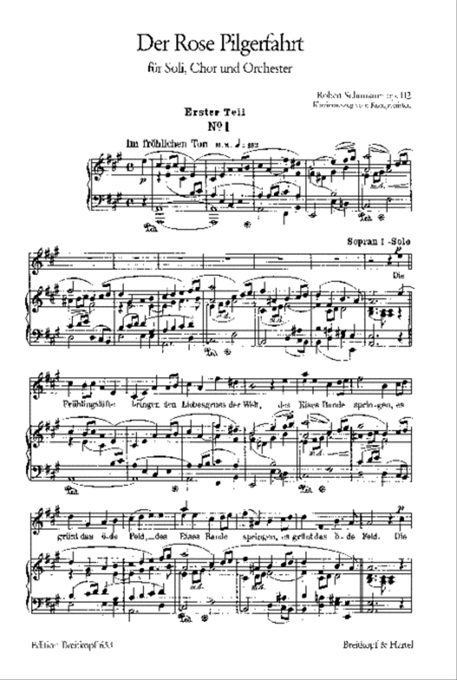 Der Rose Pilgerfahrt Op. 112 SSAATTBB scores gallery preview page 2
