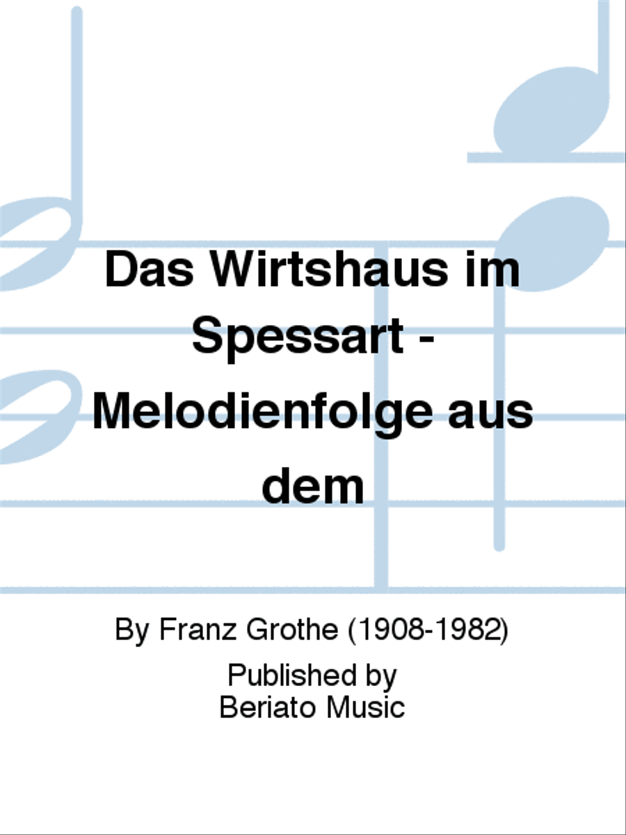 Das Wirtshaus im Spessart - Melodienfolge aus dem Orchestra scores gallery preview page 1